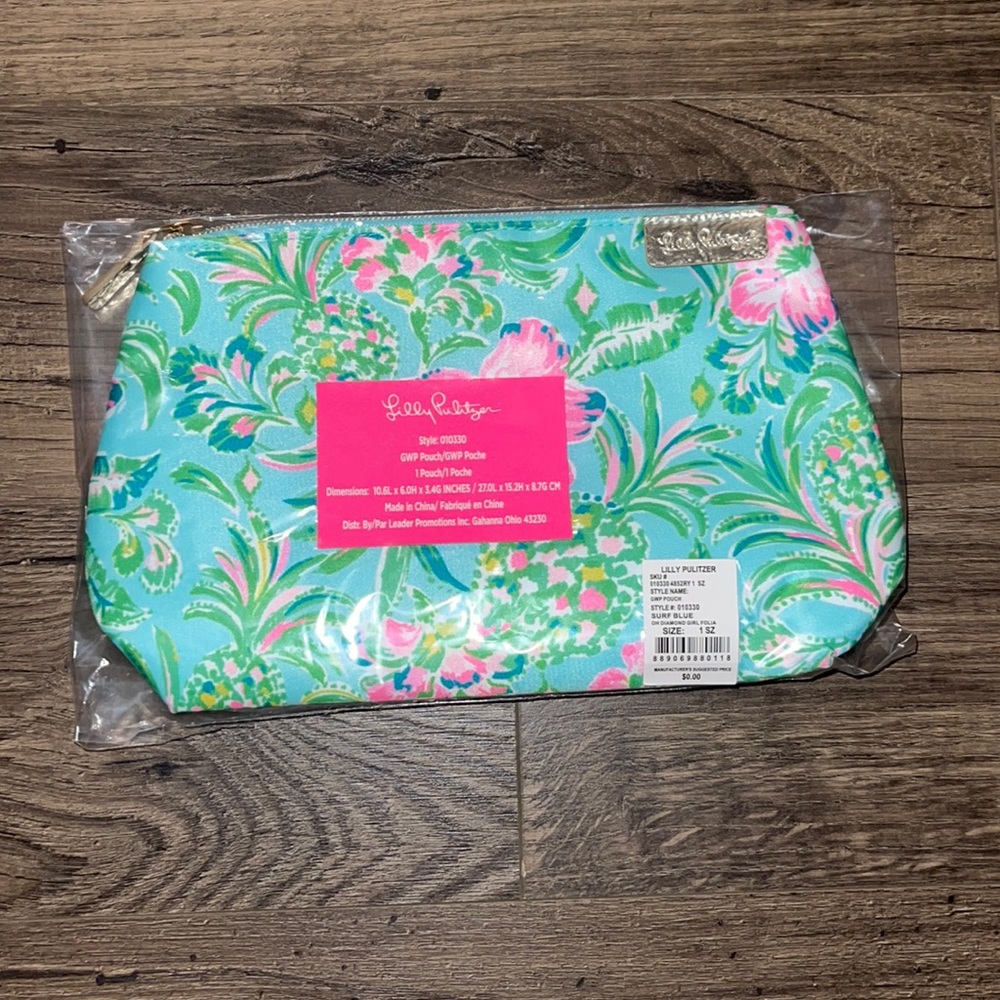 NWT Lilly Pulitzer GWP pouch